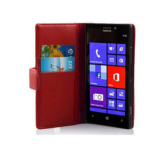 Cadorabo Coque Nokia Lumia 925 Etui en Rouge