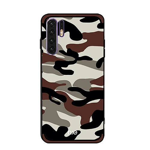 Nxe Coque en TPU modèle camouflage hybride café pour votre Huawei P30 Pro