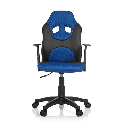 Chaise de bureau / Siège pivotant KID GAME AL noir/bleu hjh OFFICE