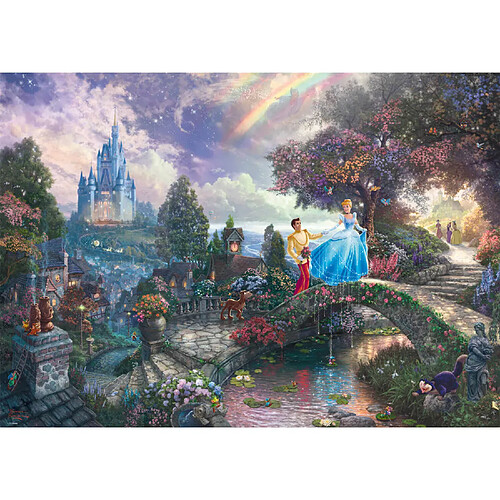 Schmidt Puzzle 1000 pièces : Thomas Kinkade : Disney Cendrillon