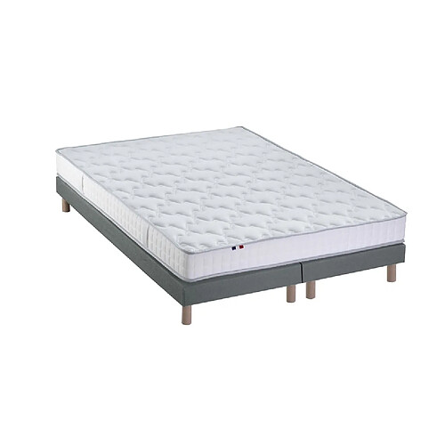 Idliterie Ensemble Matelas 100% latex 3 zones PURE + Sommier - Fabriqué en France