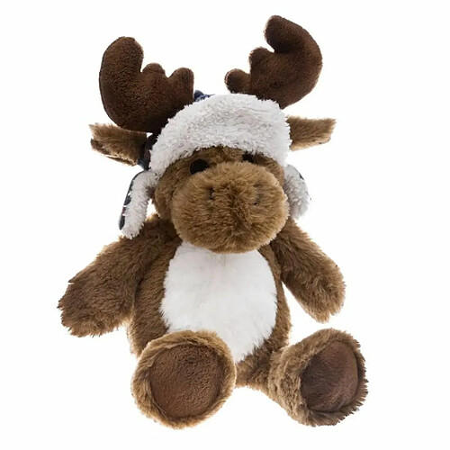 Peluche Enfant Elan Marron Glacé 25cm Naturel