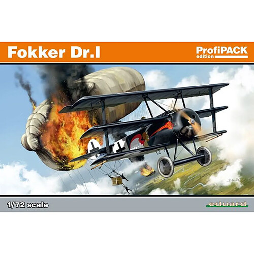 Fokker Dr.I Profipack - 1:72e - Eduard Plastic Kits