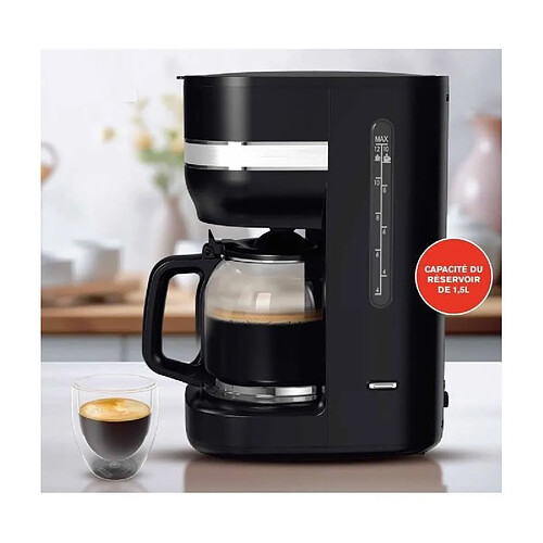 Cafetiere Filtre - Arthur Martin - AMPCM50 – Capacité : 1.5L – Jusqu'a 12 tasses - 900W