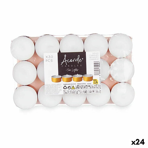 Acorde Ensemble de Bougies Tea Lights (24 Unités)