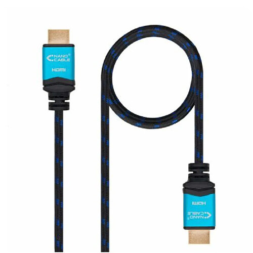 ? Câble HDMI V2.0 Type A/M vers Type A/M - 1,5 M · Noir · Bleu