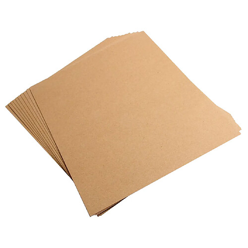 Carte Kraft A4 fiche cartonné blanc Carton Vierge