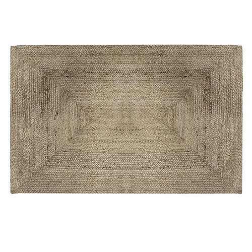 Atmosphera, Createur D'Interieur Tapis en jute naturel Poésie - L. 170 x l. 120 cm - Couleur lin