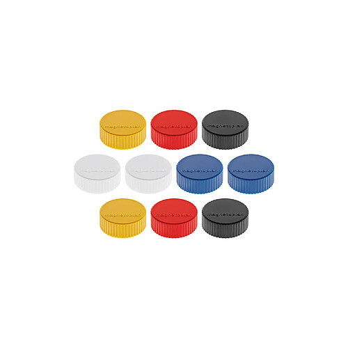 magnetoplan Discofix aimant rond 'magnum',couleurs assorties ()