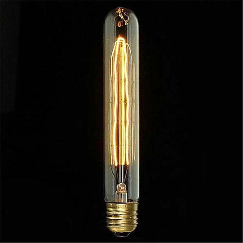 T30-185mm-E27 220v 40w Ampoule Edison Filament Tungstène Lampe Lumière Rétro