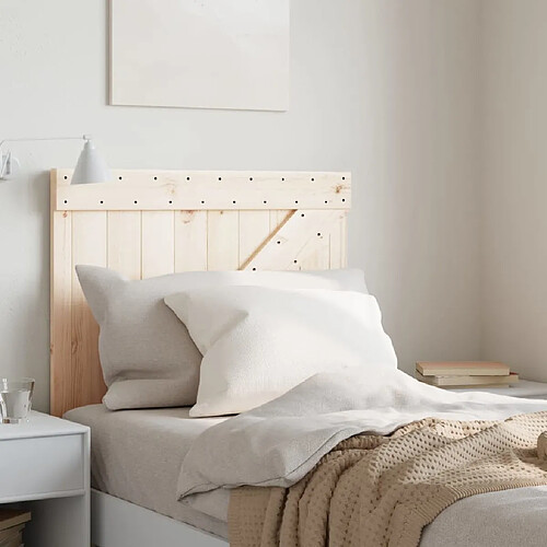 Maison Chic Tête de lit scandinave,Meuble de chambre 80x104 cm bois massif de pin -MN39939