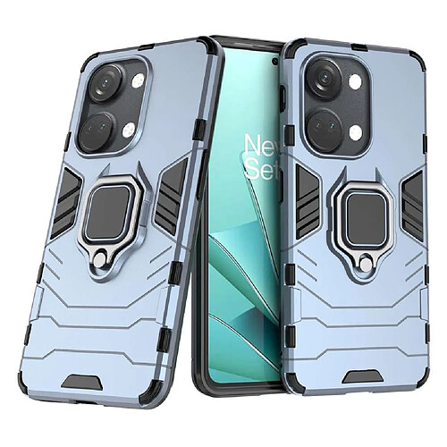 Htdmobiles Coque pour OnePlus Nord 3 5G - housse etui rigide anti choc + verre trempe - BLEU FONCE