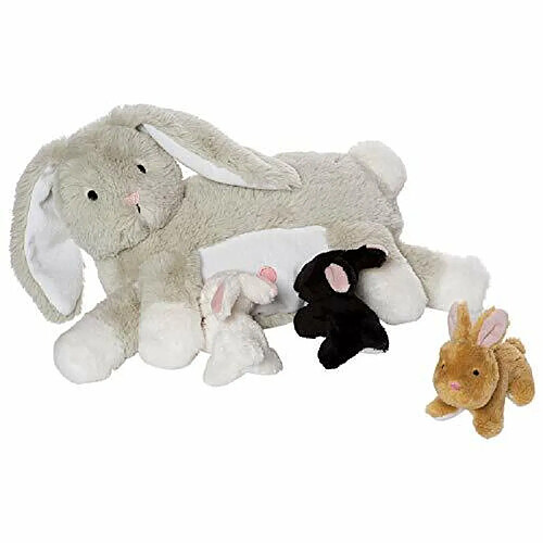 Manhattan Toy Nursing Nola Rabbit Nurturing Peluche