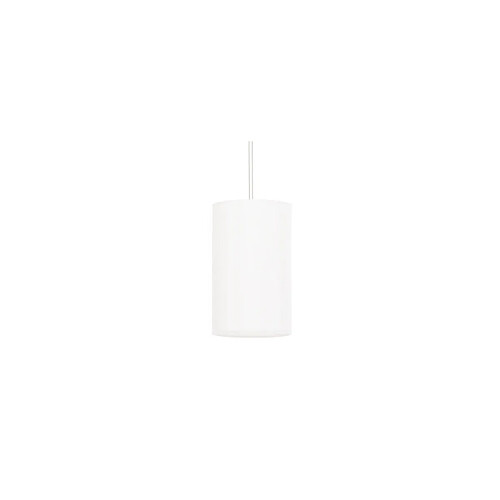 Luminaire Center Suspension design Otto Verre,acier,tissu blanc 1 ampoule 125cm