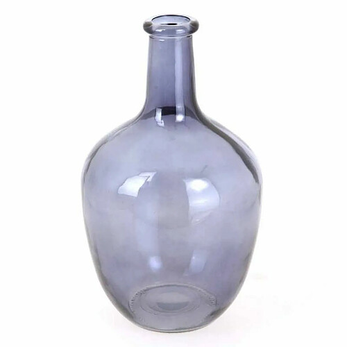 Paris Prix Vase Déco en Verre Jarre 25cm Bleu Gris