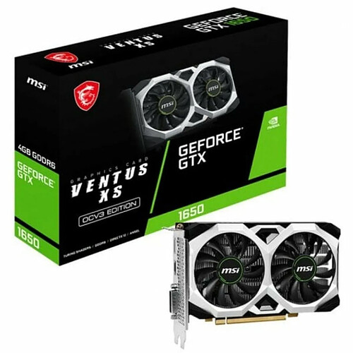 Carte Graphique MSI GeForce GTX 1650 D6 VENTUS XS OCV3 4 GB GDDR6 · Reconditionné