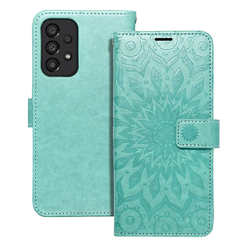 Ozzzo etui forcell mezzo book pour samsung a33 5g mandala vert