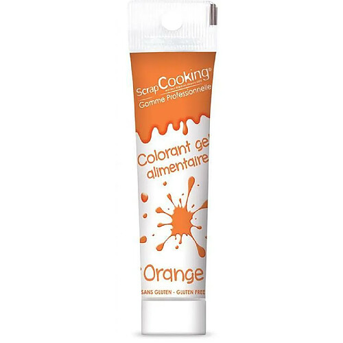 Scrapcooking Gel colorant alimentaire orange 20 g