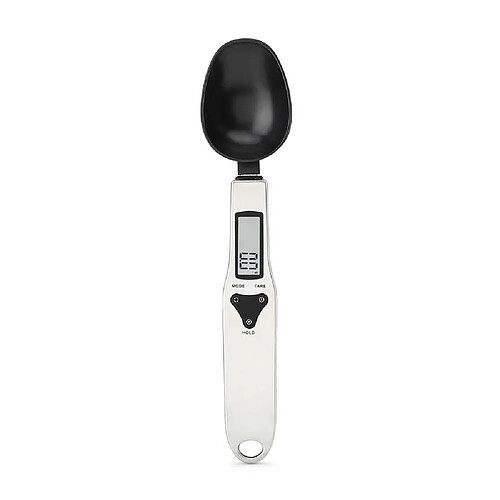 Universal Cuillère de mesure électrique, balance alimentaire multifonctionnelle et écran LED pour la préparation d'aliments de cuisine, 0,1G/500g(Le noir)