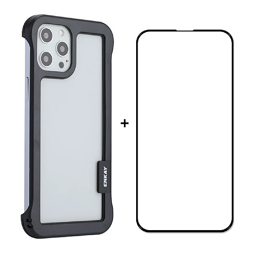 Coque en TPU ENKAY noir pour votre iPhone 12 Pro 6.1 pouces/12 6.1 pouces