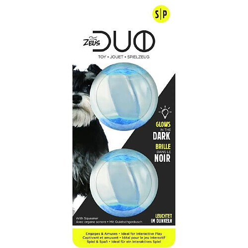 ZEUS Duo Ball 5cm siffleur/luminescenc 2pc