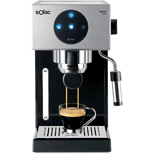 Solac machine à expresso 1,7L Semi-automatique 1050W gris noir