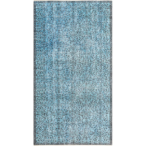 Vidal Tapis de laine 254x140 Bleu Ultra Vintage