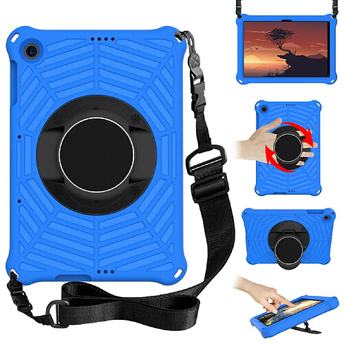 Coque en TPU avec bandoulière bleu pour votre Huawei Enjoy Tablet 2/MatePad T 10 9.7 pouces/MatePad T 10S 10.1 pouces