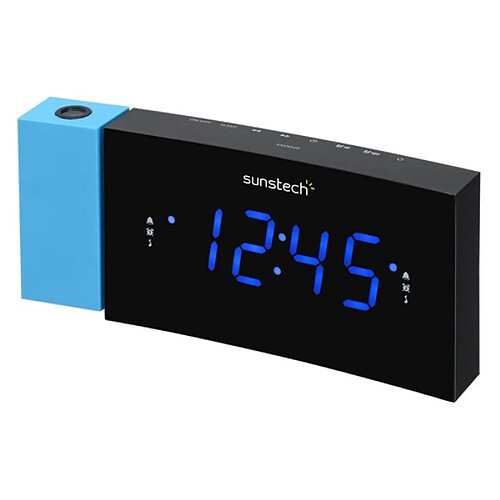 Radio-réveil Sunstech FRDP3BL 1,2" LED Noir Bleu