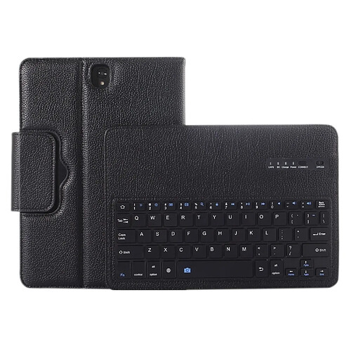 Wewoo Clavier QWERTY noir pour Samsung Galaxy Tab S3 9.7 / T820 2 en 1 détachable Bluetooth Litchi Texture étui en cuir avec support