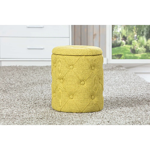 Alter Pouf Jaune