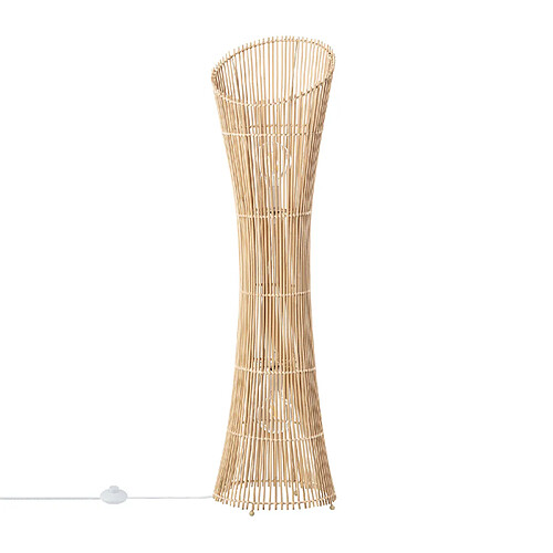 Ledkia Lampadaire Marady - Bambou Naturel