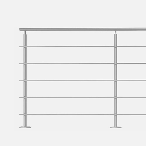 Kordo PRESTIO – Kit garde-corps 2m prêt-à-poser en aluminium