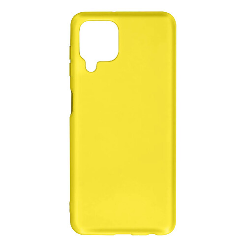 Avizar Coque Samsung Galaxy A22 Silicone Semirigide Finition Soft Touch Fine Jaune