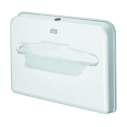 Distributeur couvre battant WC Tork ABS blanc