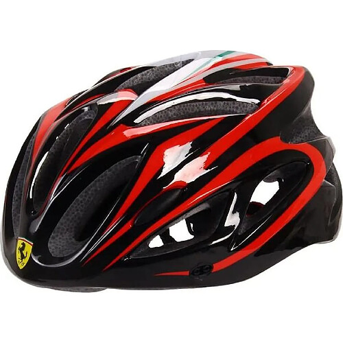 Ferrari Casque de ville FAH35 noir et rouge