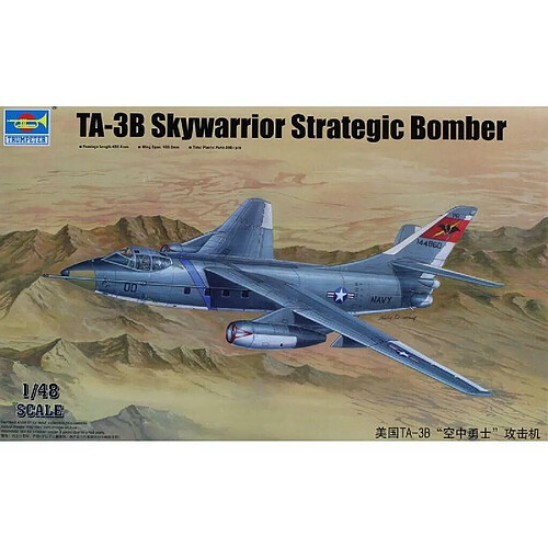 Trumpeter Maquette Avion Ta-3b Skywarrior Strategic Bomber