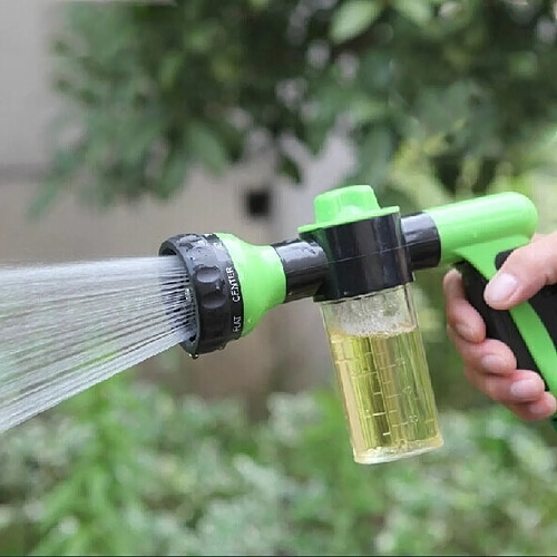 Wewoo Outils multifonctionnels d'arrosage de jardin d'arme à feu de mousse de voiture arrosage de douche d'animal familier, livraison aléatoire de couleur, sans conduite d'eau