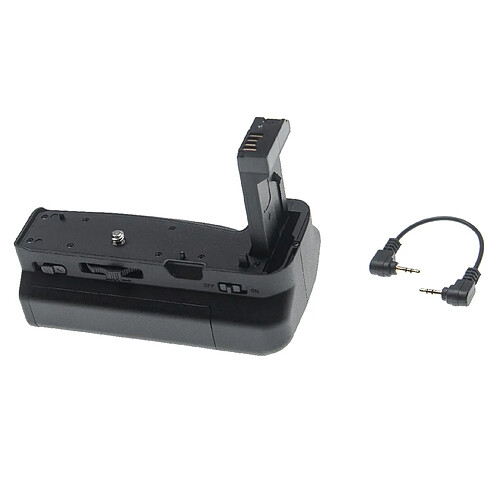 vhbw Batterie grip, poignée d'alimentation pour appareil photo reflex APRN, ABS (Acrylnitril-Butadien-Styrol), inclus câble de déclencheur