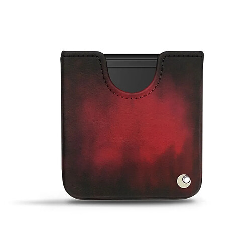 Pochette cuir Samsung Galaxy Z Flip - Pochette - Rouge Patine - NOREVE