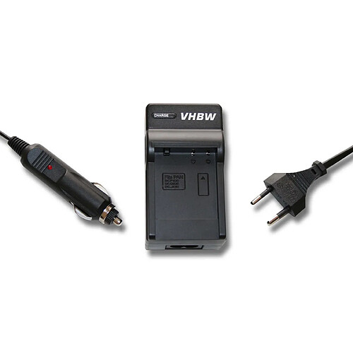 Vhbw Kit Chargeur incluant un adaptateur pour allume-cigare pour Leica V-Lux 20