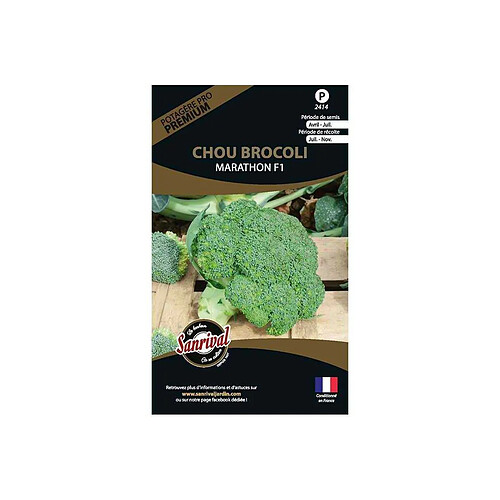 Sanrival Graines potagères premium chou Chou brocoli Marathon