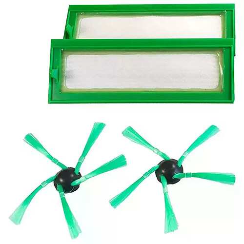 Pièces de rechange pour aspirateur Robot AD 2 pièces/Lot pour Vorwerk Kobold VR200 VR200 filtre HEPA + 2 brosses latérales