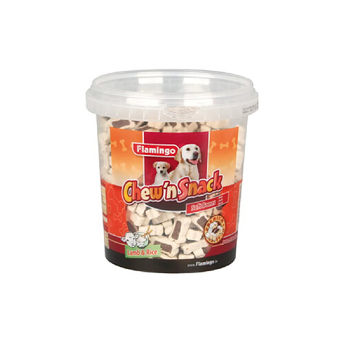 Flamingo Friandises chien SNACK BONES AGNEAU 500G