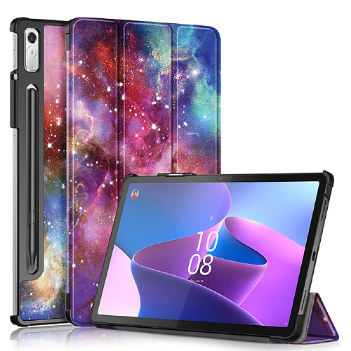 Etui en PU anti-chocs avec support pour votre Lenovo Tab P11 Pro Gen 2 - Galaxie