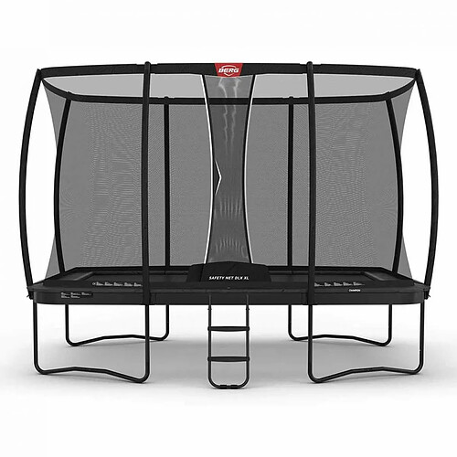 BERG Trampoline Ultim Champion Regular 500 Grey avec Filet de securité Dlx Xl