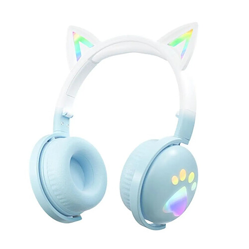 Yonis Casque Audio Oreilles De Chat Bluetooth