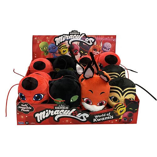 Peluche Compagnon Magique Miraculous Ladybug 15 cm Modèle Aléatoire