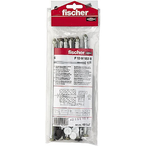 Fischer Fixation métallique pour cadres F 10 M 182 B, libre service - 049147