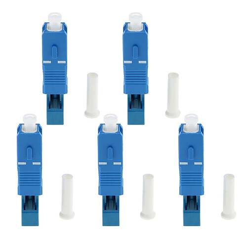 5pcs Optical Equipment LC To SC Adapter Connector for Digital Communication